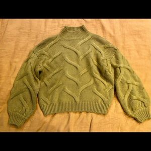 FRNCH sweater top (chartreuse)